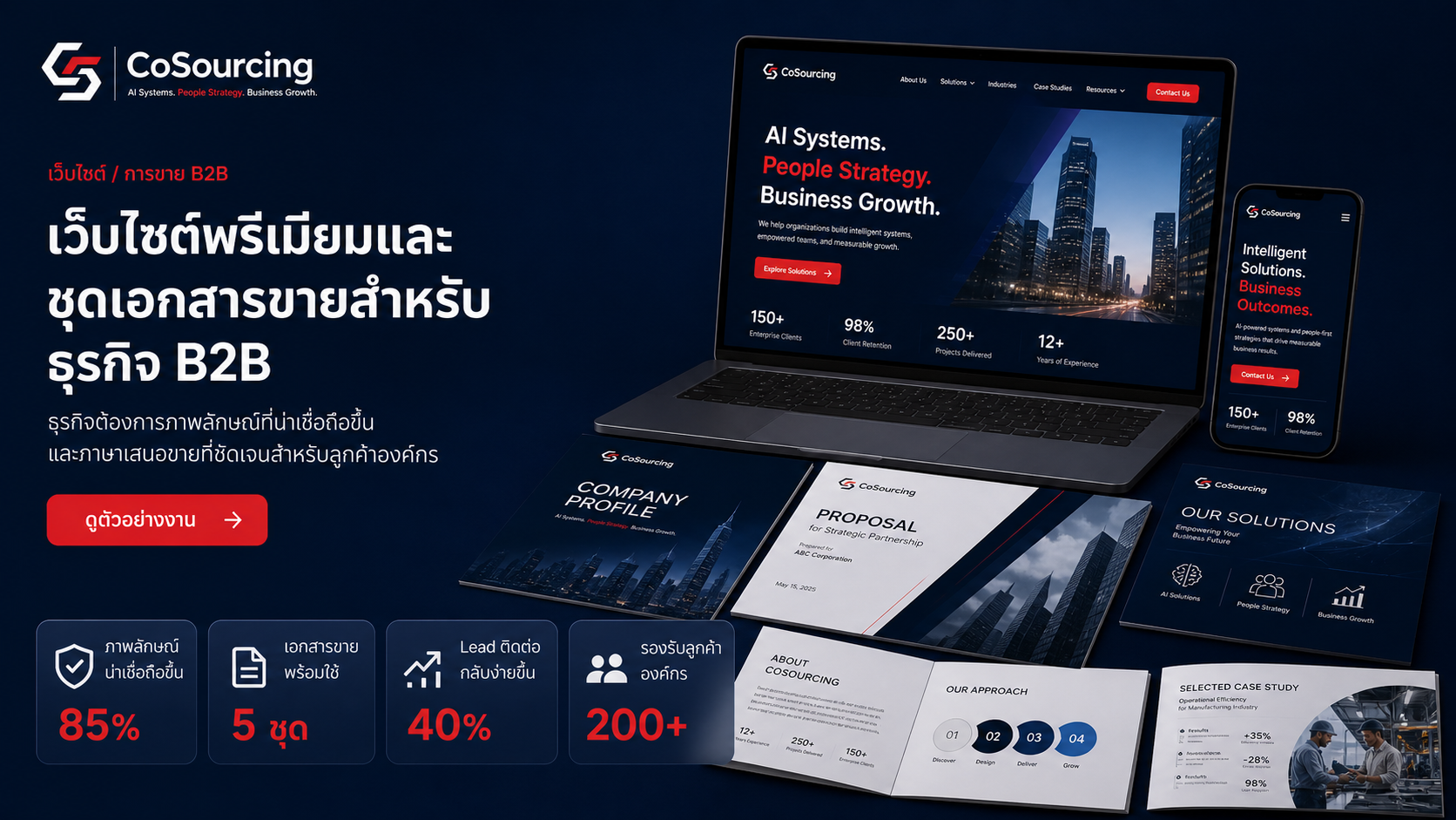 CoSourcing premium brand system and consulting assets